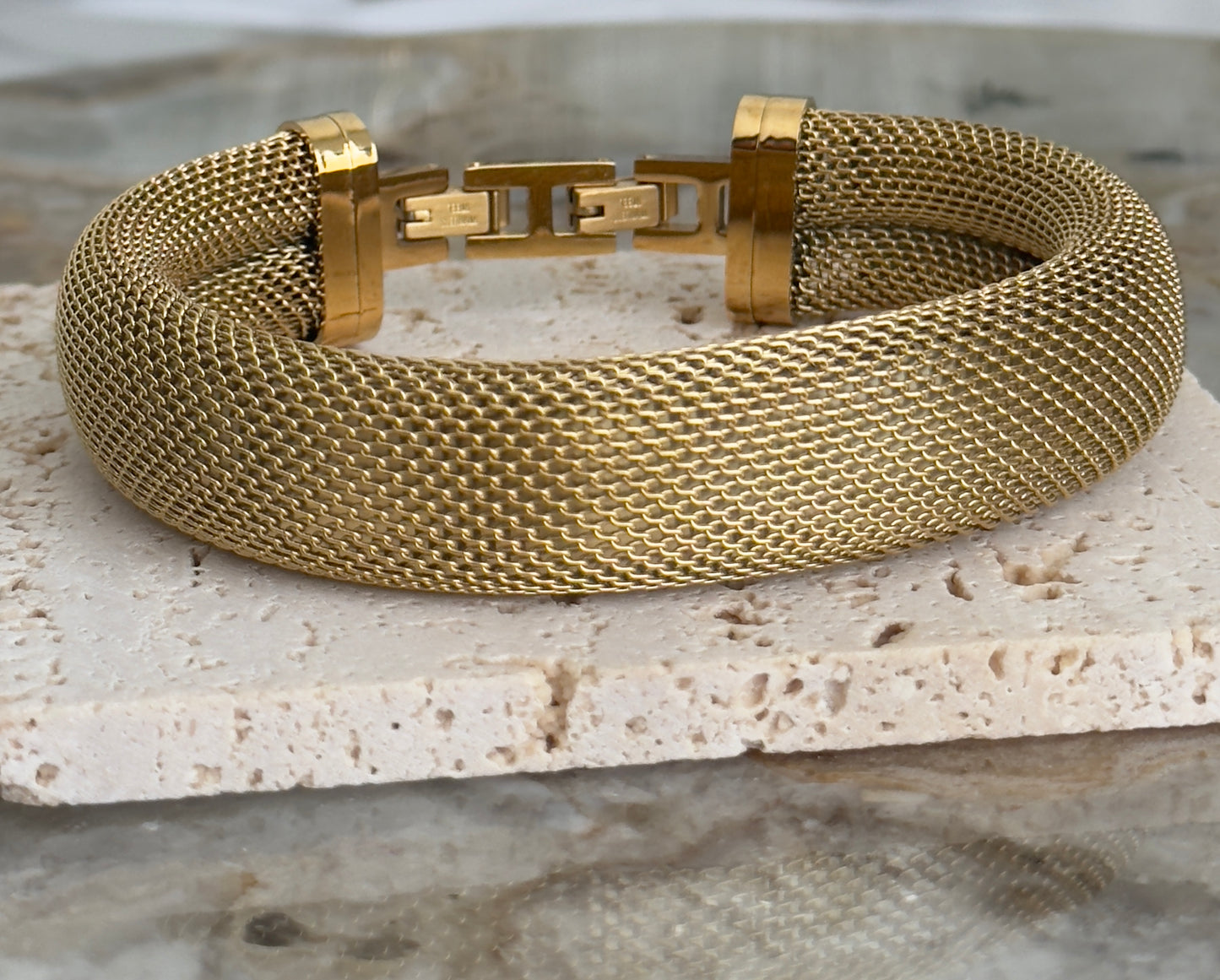 Chunky Textured Bangle Cuff