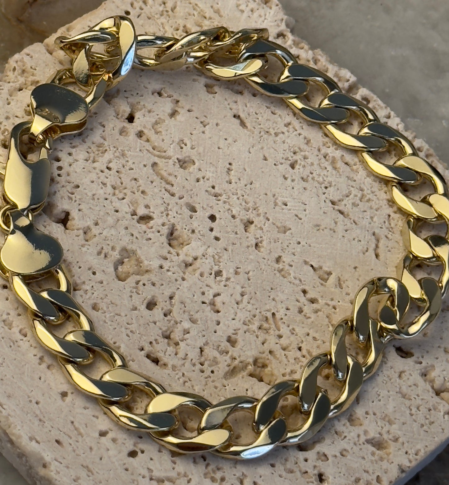 Chunky Cuban Link Anklet - (10MM)