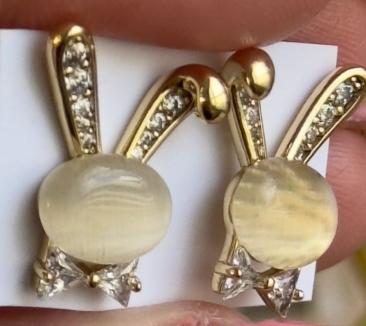 Bunny studs - Figi JewelsStud earrings