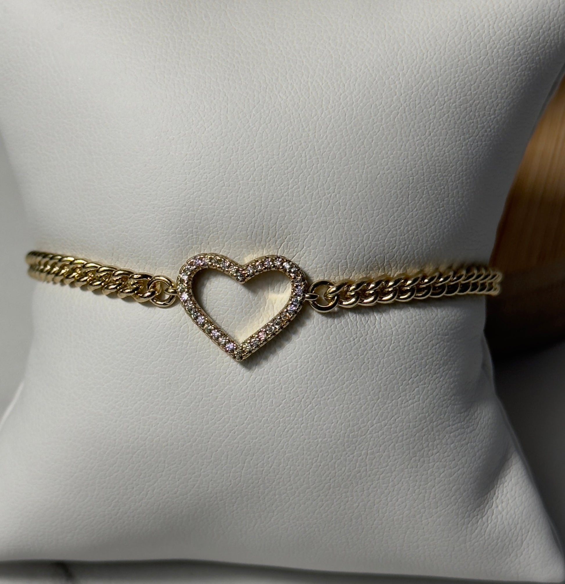 Heart zirconium bracelet ❤️ - Figi Jewels