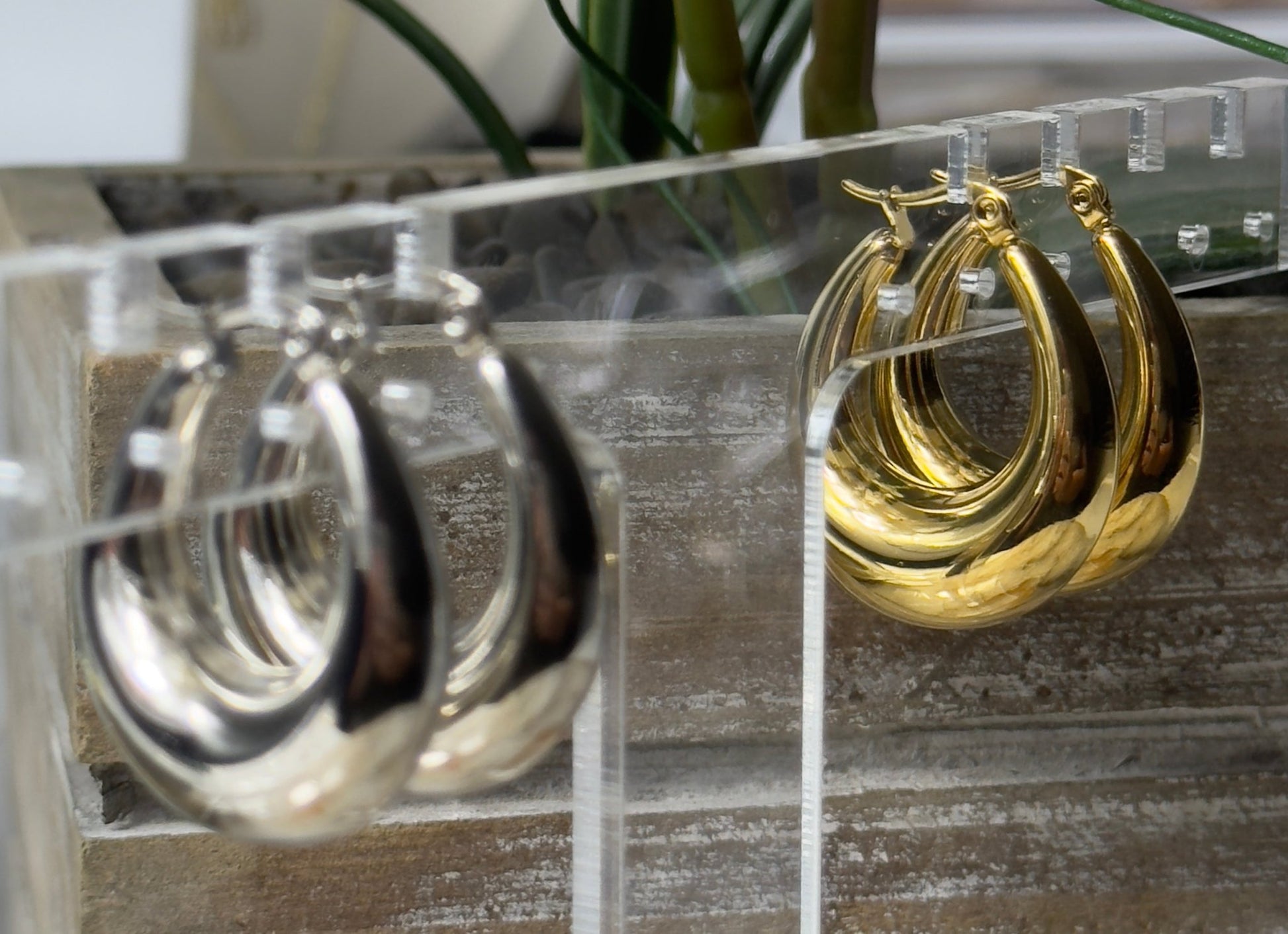 Oval hoops - Figi Jewels