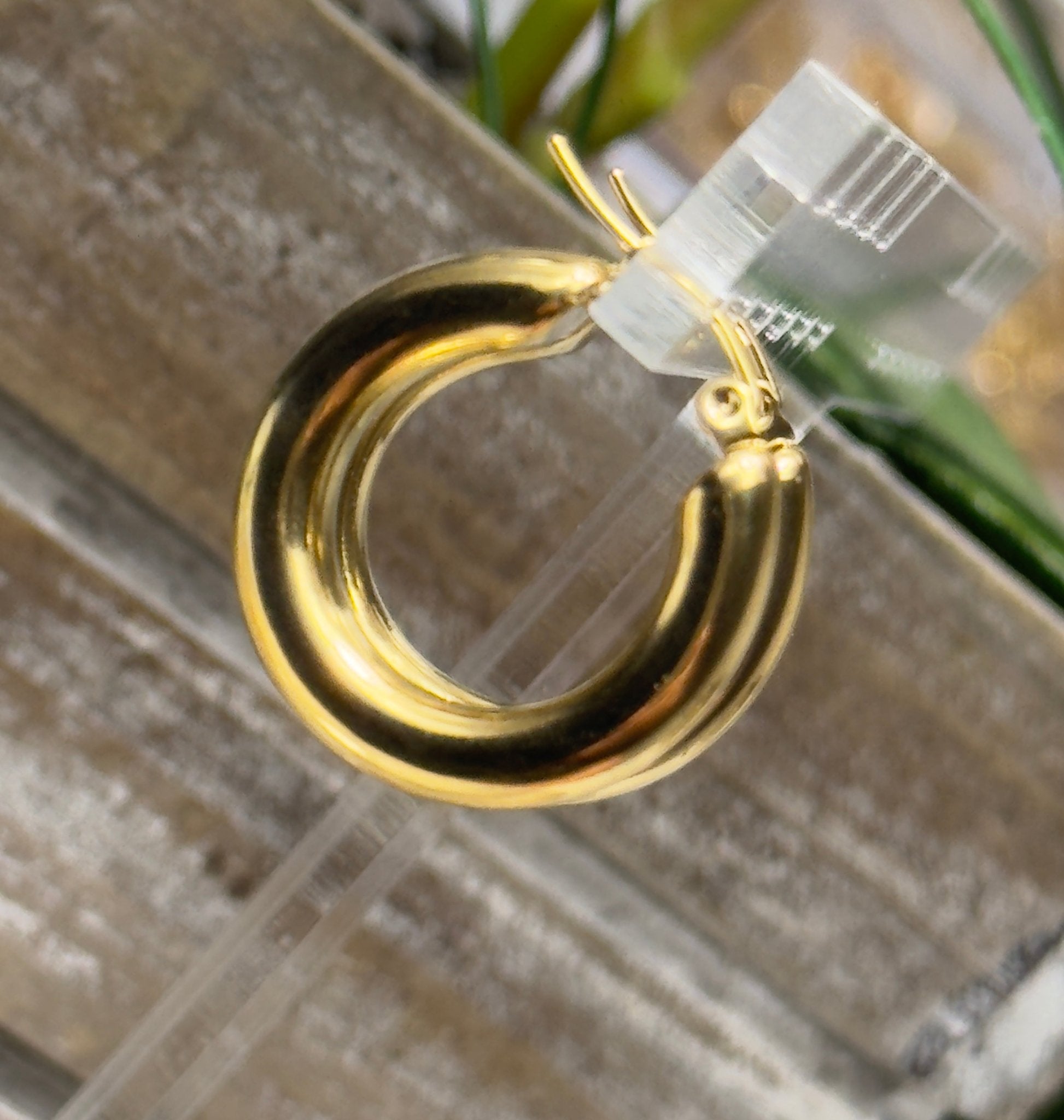 Plain everyday hoops silver and gold - Figi Jewels