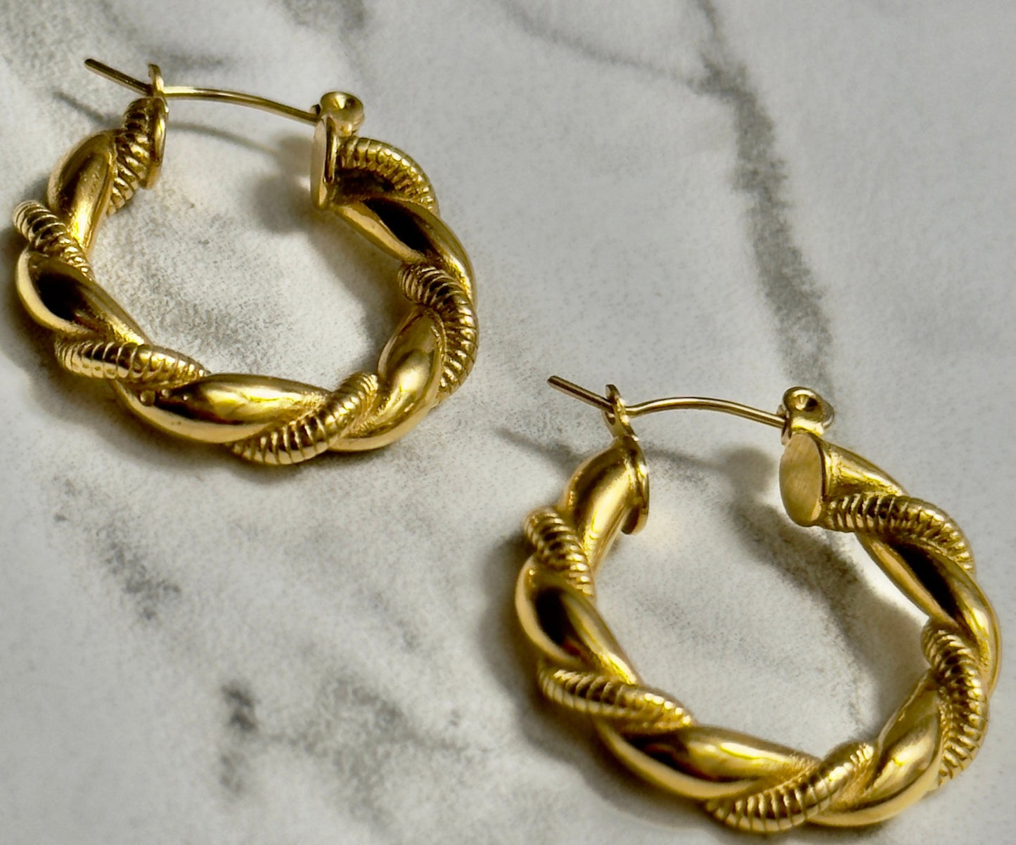 Rope hoop earrings - Figi JewelsHoop earrings