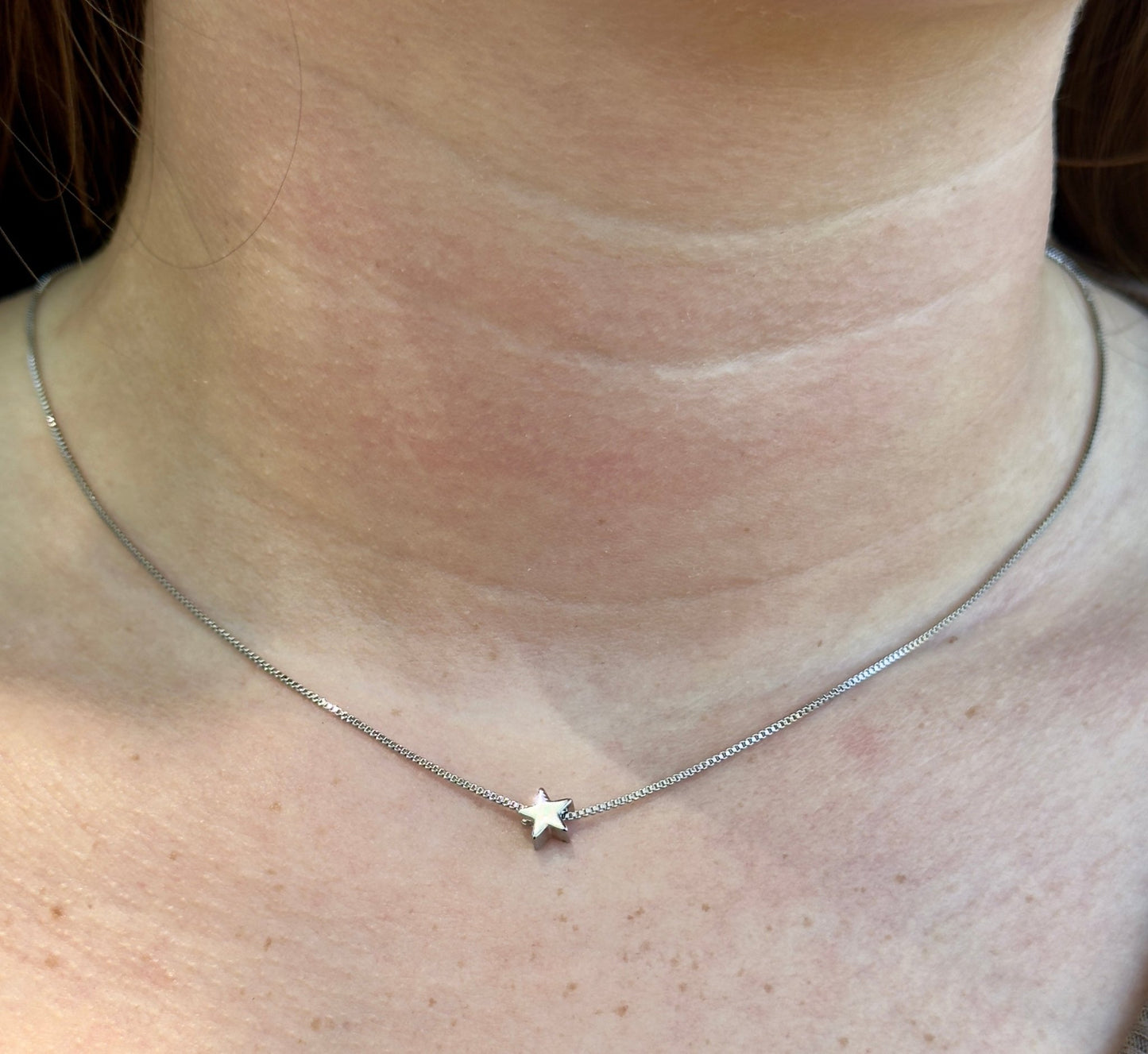 Silver star necklace - Figi JewelsNecklaces