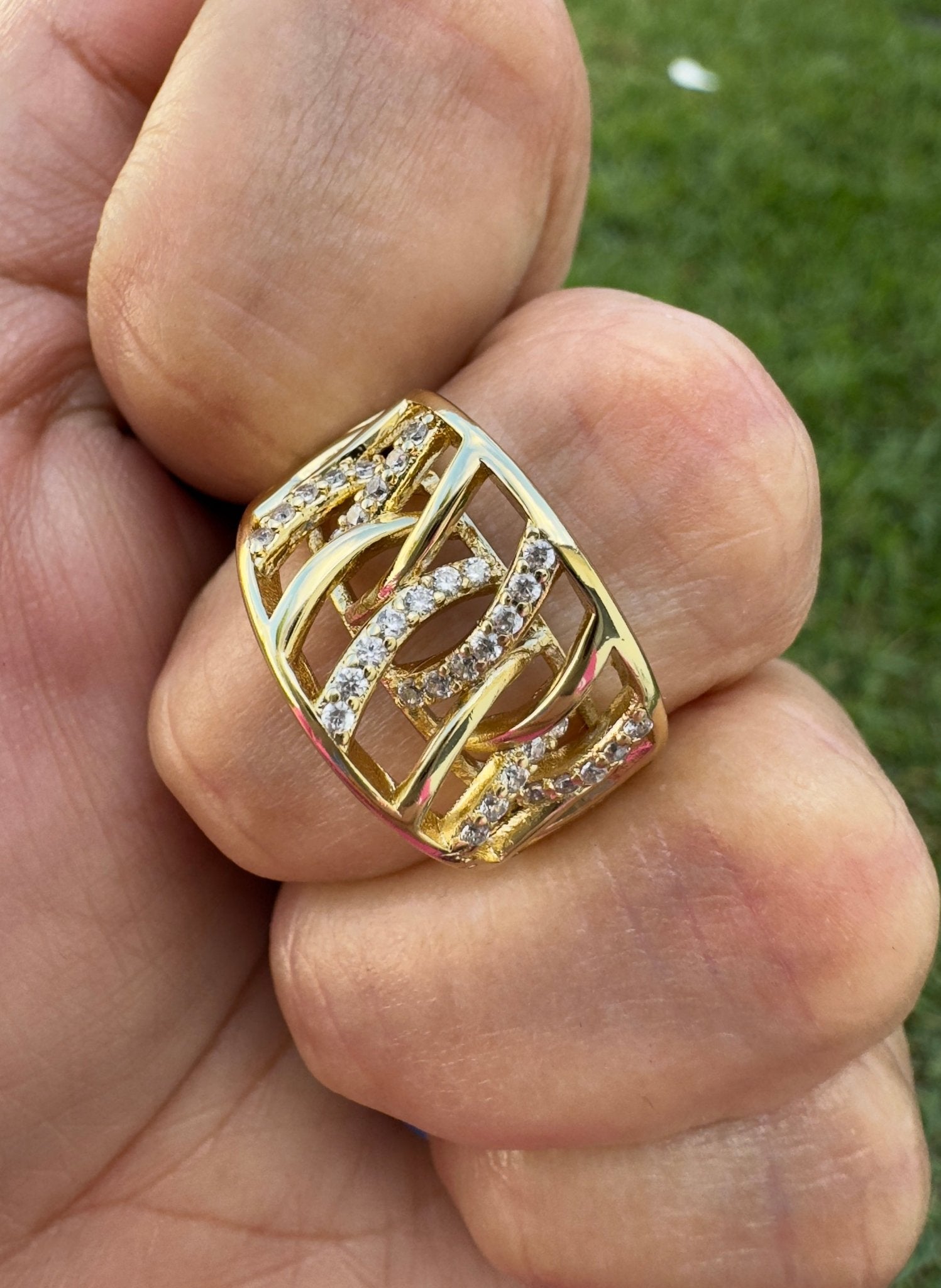 Striped zicornium ring - Figi JewelsRings