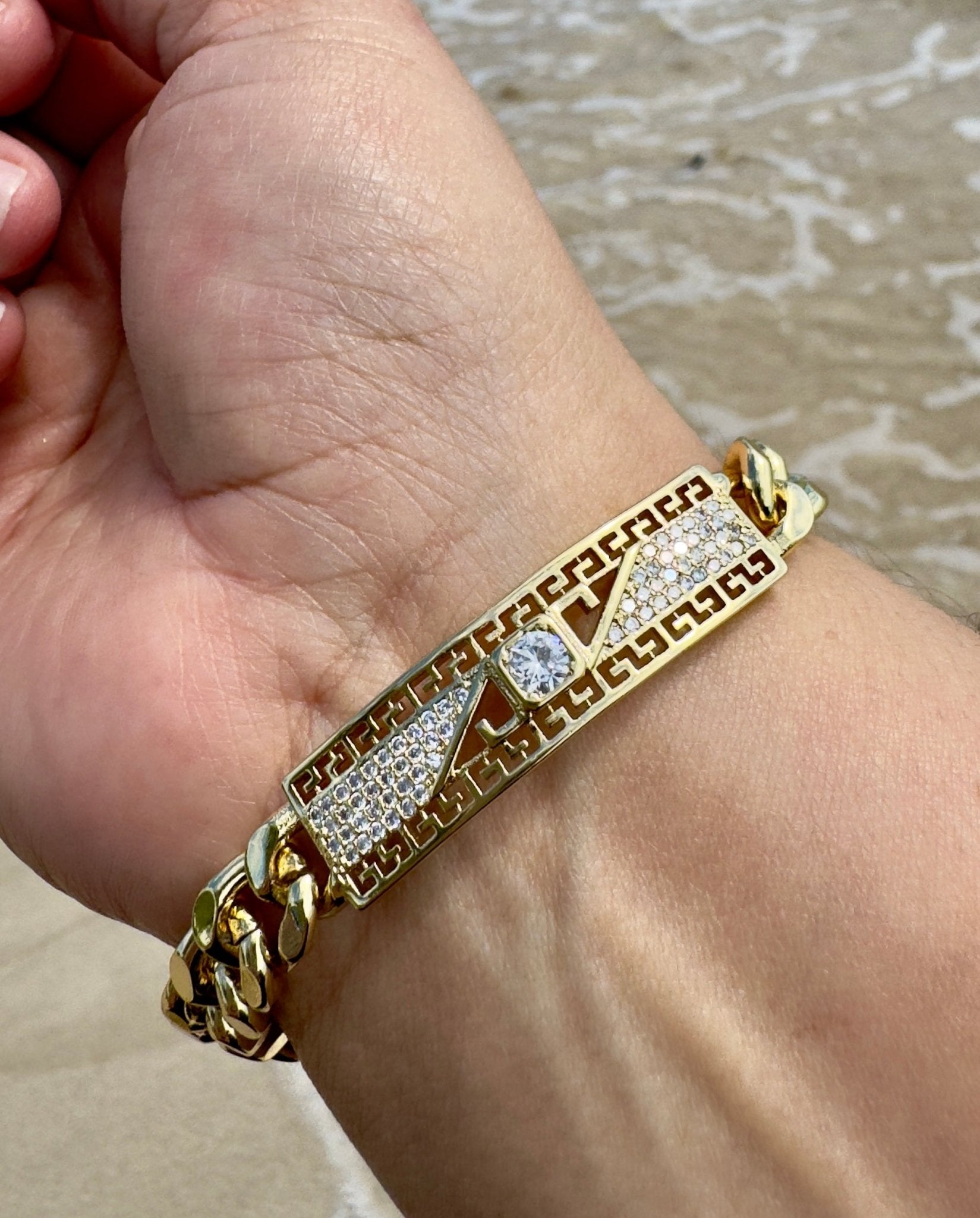 Thick Cuban style bracelet - Figi JewelsBracelets